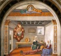 Anuncio de la muerte de Santa Fina Renacimiento Florencia Domenico Ghirlandaio